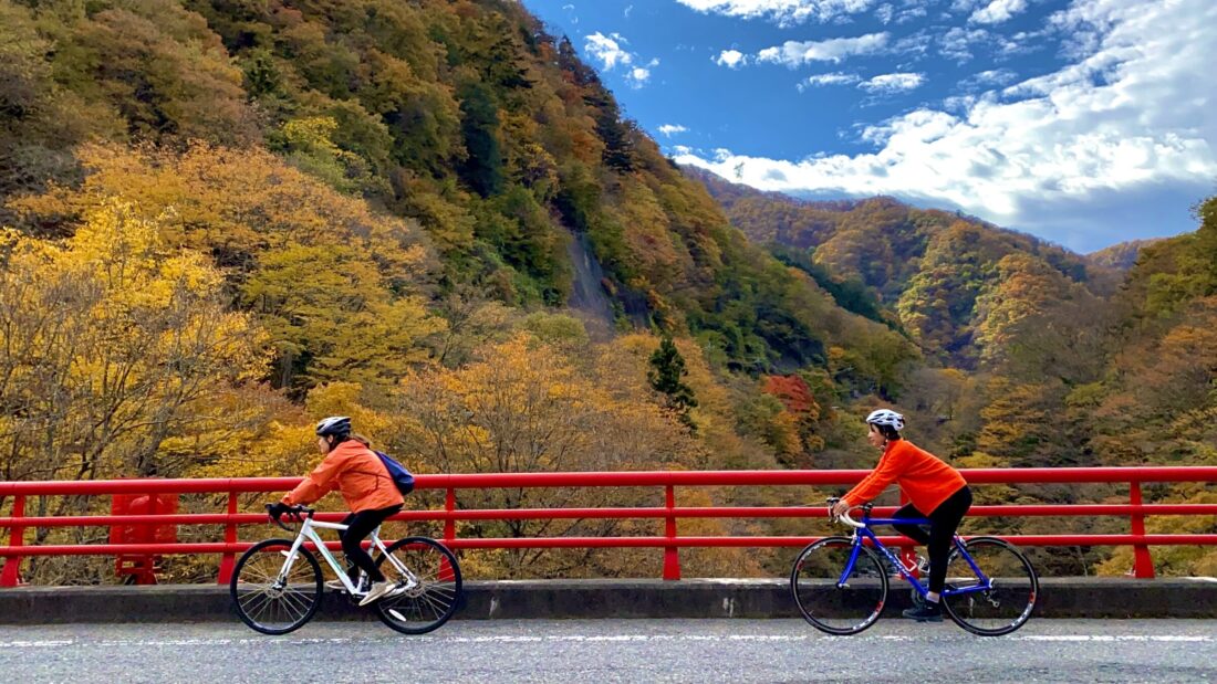 上野村の秋のサイクリングルート