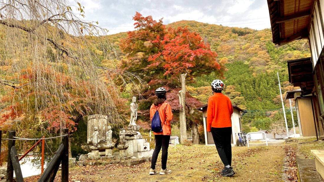 上野村の秋のサイクリングルート：中正寺
