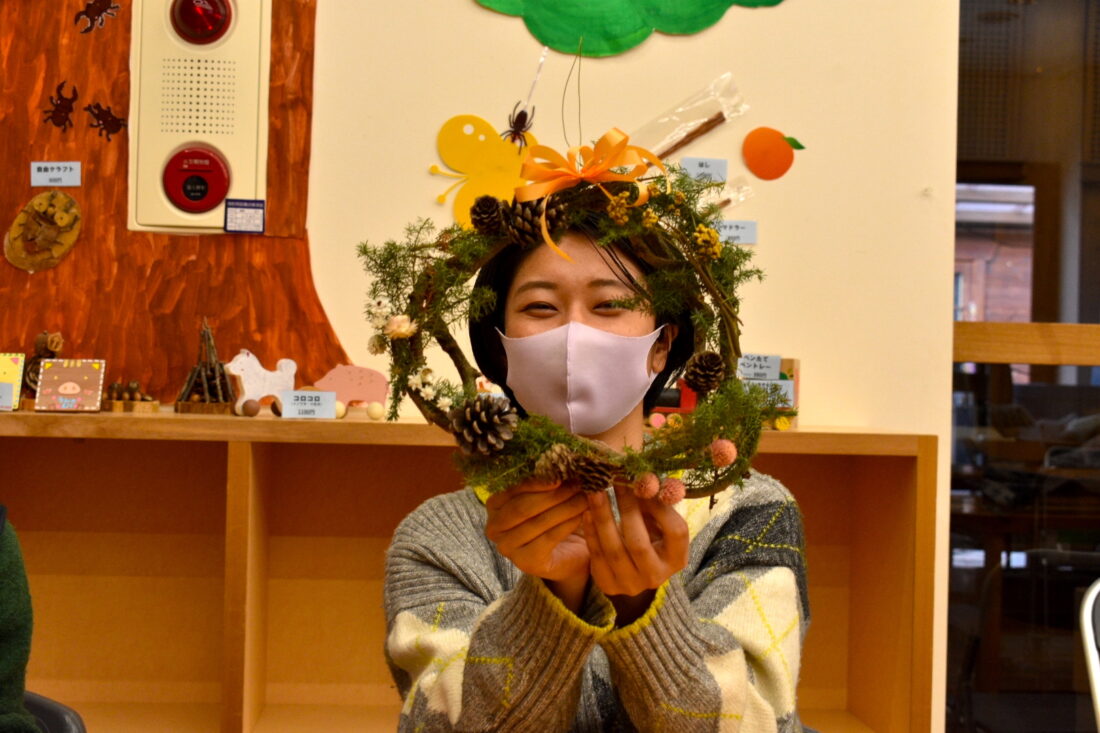 Family Weekend Getaway in Uenomura: Make-your-own holiday wreath 