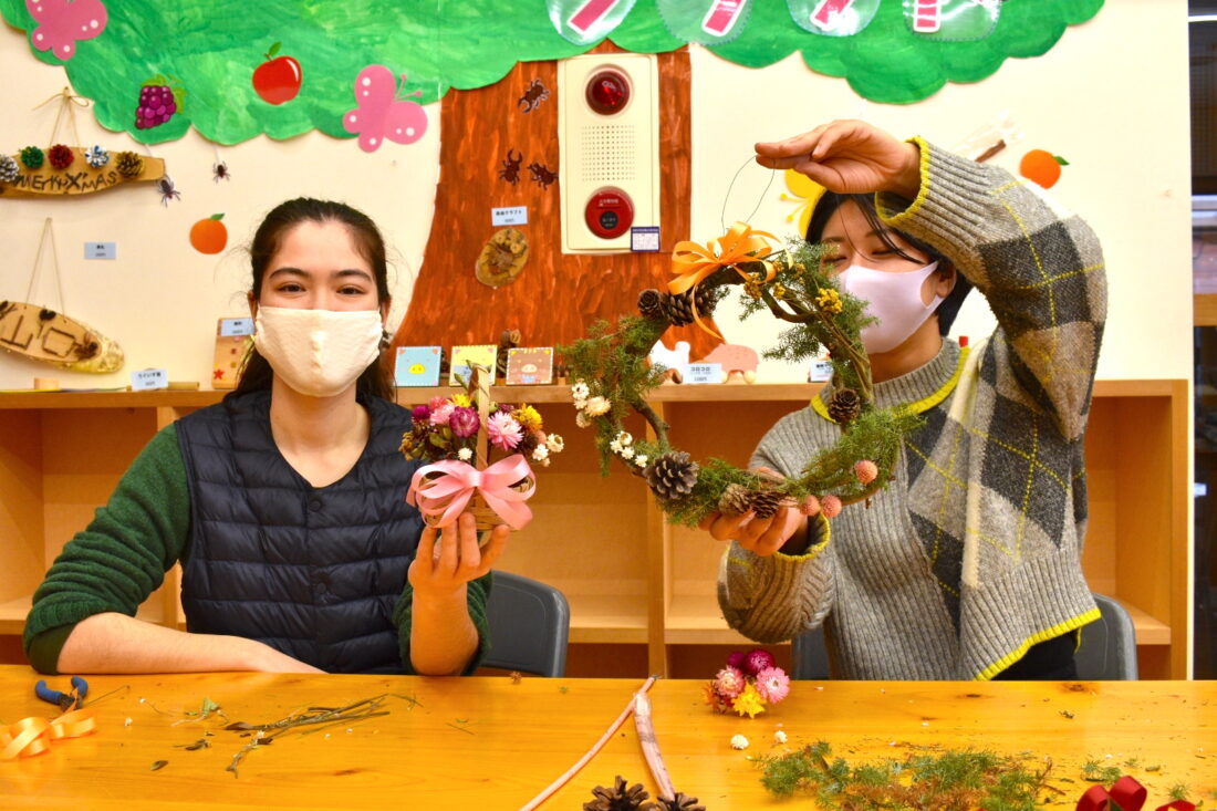 Family Weekend Getaway in Uenomura: Make-your-own holiday wreath 